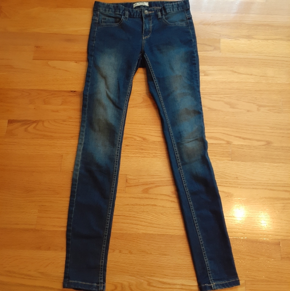 Free People Dark Wash Skinny Jeans Size 26 - Picture 3 of 4